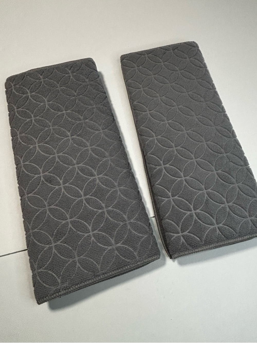 5/$15 Set of 2 New Gray Dish Drying Mats
